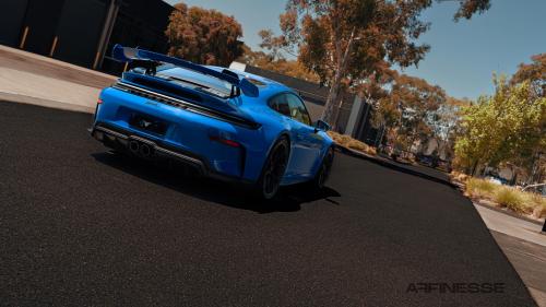 992.2 Porsche GT3 Lugano blue