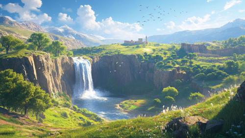Green Hills Waterfall