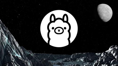 Llama wallpaper desktop version