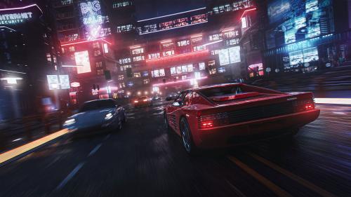 NFS Underground in cyberpunk style by Darudnik