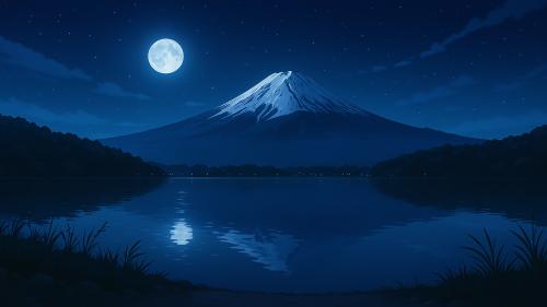 Mount Fuji anime version