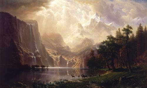 &quot;Among the Sierra Nevada, California&quot; by Albert Bierstadt