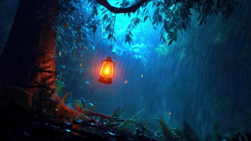 Rainy Night Lantern