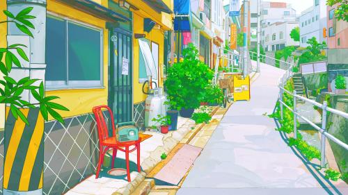 Jazz Hop Café - street by Debbie Tsoi