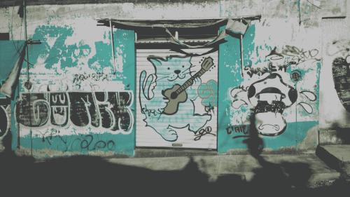 Fun cat graffiti around my block