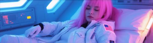 Sleeping Spaceship Captain