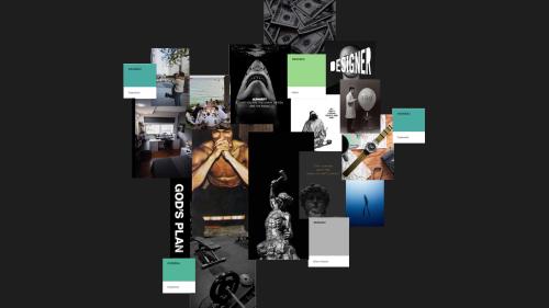 2025 Vision Board - Dark