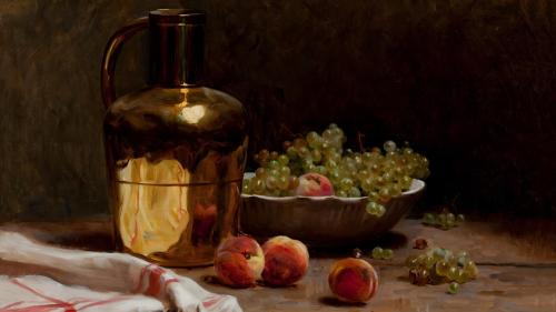 Pedro Alexandrino - Grapes and Peaches