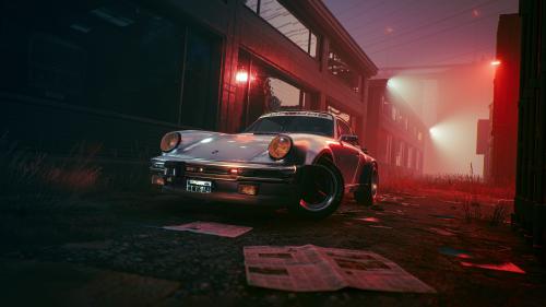 Johnny Silverhand's Porsche - 911 Turbo by Jakub Przybolewski