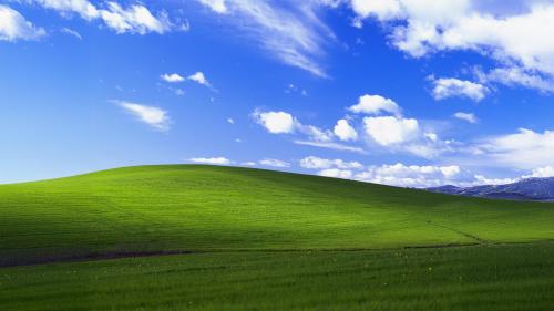 Windows XP Bliss extended 16:9