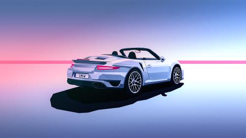Porsche 911 Turbo Cabriolet Facet by Justin Maller