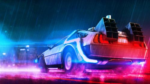 Delorian Drift by MisterGoodCat