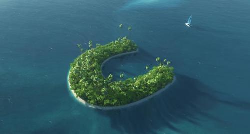 C island wallpaper