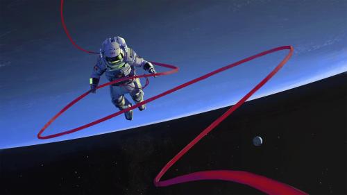 Floating Astronaut