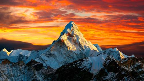 “ The Himalayas on fire