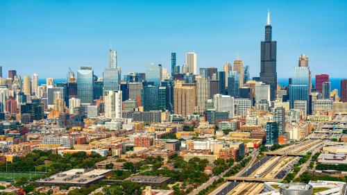 Chicago view from Tri-Taylor by @curtrochon