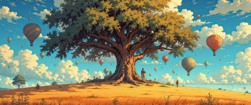 Up, Up, and Under the Tree