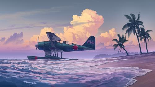 Zero-type observation aircraft by @9918otf22r1