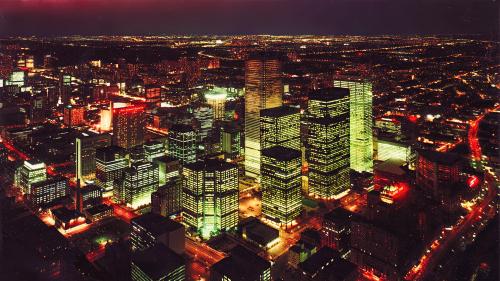 Northeast view from CN Tower, Toronto