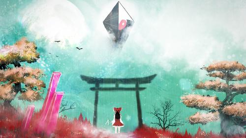 Gensokyo Sky by Akyuun