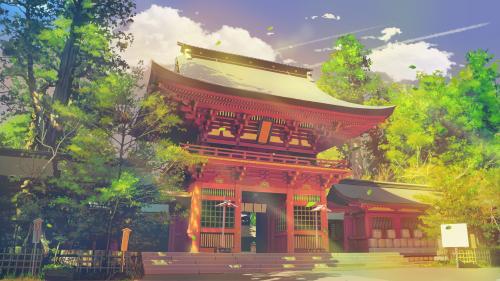 Temple Entrance by kamo nasus.