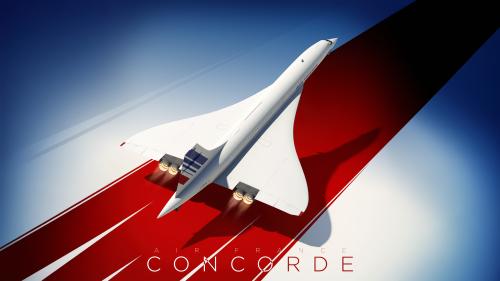 Concorde Redux - Red 1 by Stephane BEILLIARD