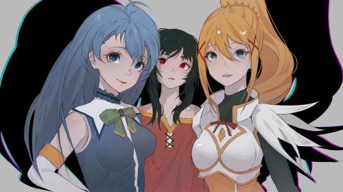 Megumin &amp; Aqua &amp; Darkness