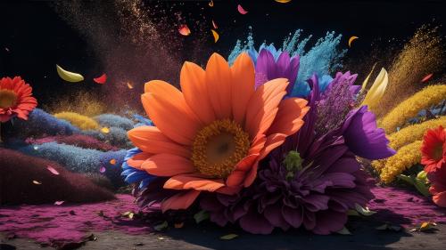 Flower explosion