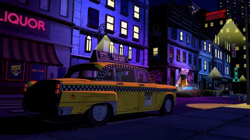 The Wolf Among Us - Taxi in neon