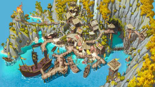Pirate Wharf by Pangda 胖达