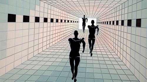 Victor Vasarely - Etude de perspective