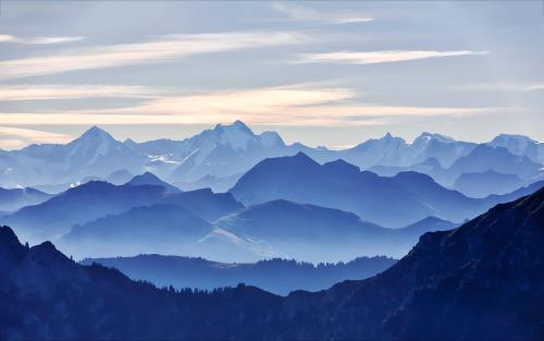 Blue Mountains Desktop Wall