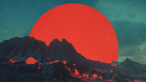 Broken Moon by Beeple