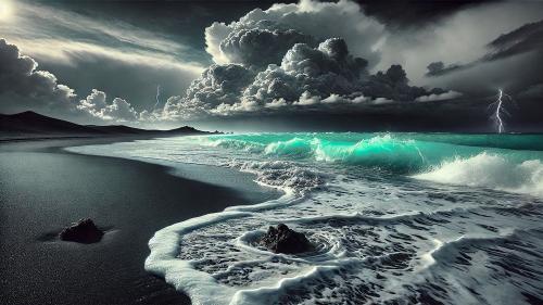 Storm Over Black Sands