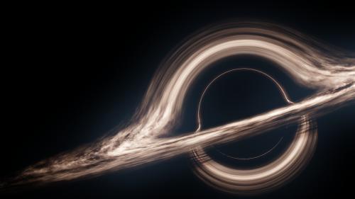 Black Hole inspired by Interstellar movie