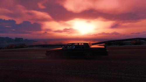 Grand Theft Auto 5 Enhanced Sunset