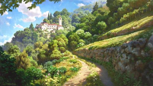 Walk to San Donato by Lorenzo Lanfranconi