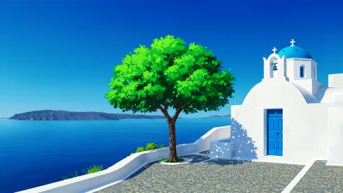 A chapel by the sea