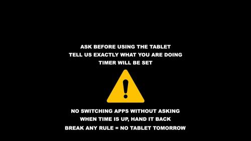 Not your average wallpaper : Ipad Lock screen for parents/kids