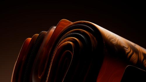 Orange Layers Made in blender octane