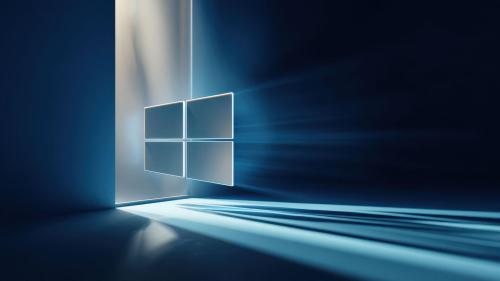 Windows Light Rays Abstract Technology Art