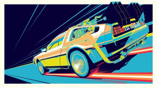 Acid DeLorean by Craig Drake