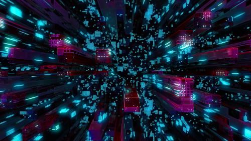 Vaporwave City  Animated, seamlessly looping, version in the comments