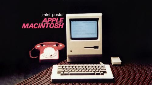 mini poster - APPLE MACINTOSH