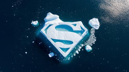 Superman ice emblem