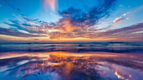 Ocean at sunset