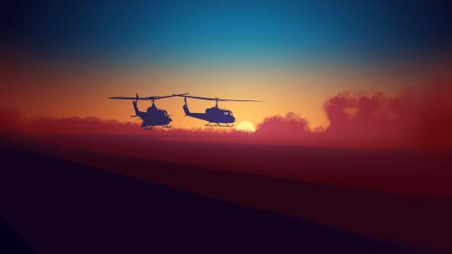Helicopters Passby