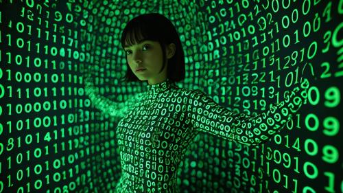 Matrix Green Girl