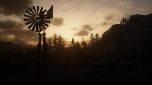Sky and windmill