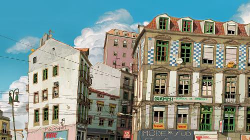 Busy street by Alariko
